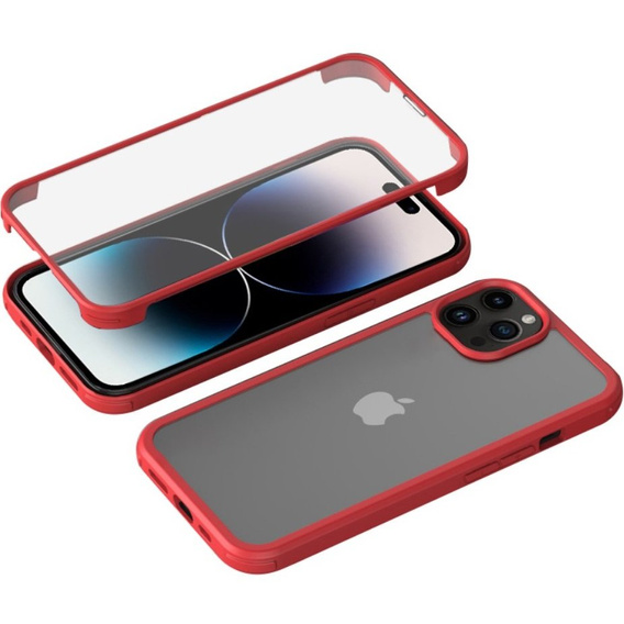 Case for iPhone 14 Pro, ERBORD Guardian, red