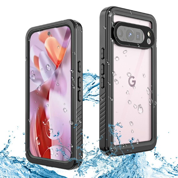 IP68 Waterproof Case for Google Pixel 9 Pro, Redpepper, black