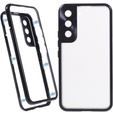 Case for Samsung Galaxy S22, Magnetic Dual Glass, black