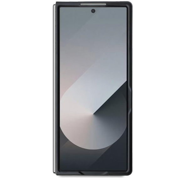 GUESS Case for Samsung Galaxy Z Fold6, 4G Big Metal Logo, brown