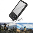 Case for iPhone 17 Pro Max, IP68 waterproof Redpepper, black