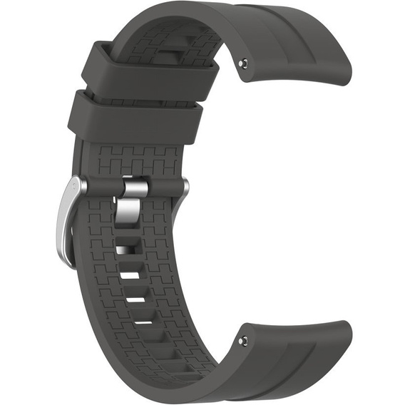 22mm Silicone strap with buckle for Huawei Watch GT / Watch GT2 - White