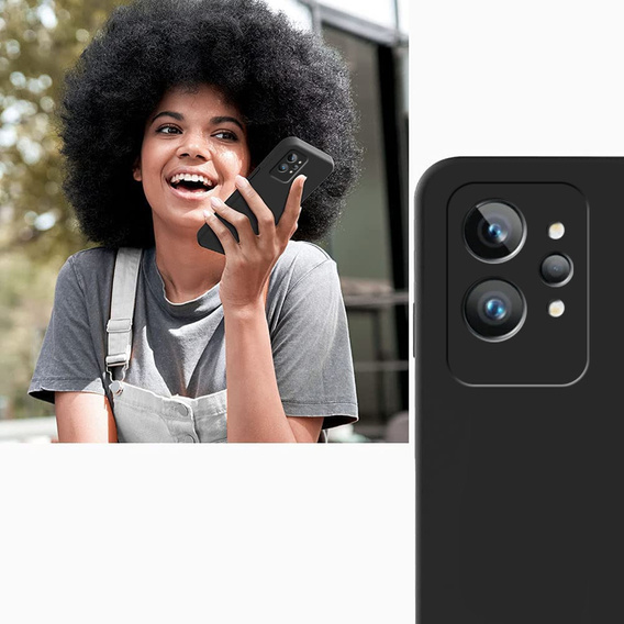 Case for Realme GT2 Pro, Silicone Lite, black