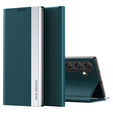 Flip case for Samsung Galaxy S24 FE, Side Magnetic, green