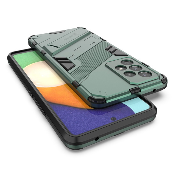 Case for Samsung Galaxy A53 5G, Military kickstand, blue