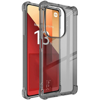 IMAK case for Xiaomi Redmi Note 13 Pro 4G / Xiaomi Redmi Note 14S / Xiaomi Poco M6 Pro 4G, Dropproof, transparent / black