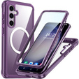 Case for Samsung Galaxy S23 FE, Shockproof, with screen film, for MagSafe, purple