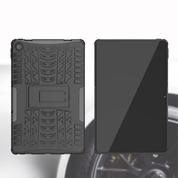 Case for Lenovo Tab M10 Plus 10.6 Gen 3 125F/128F, Tire Armor, black