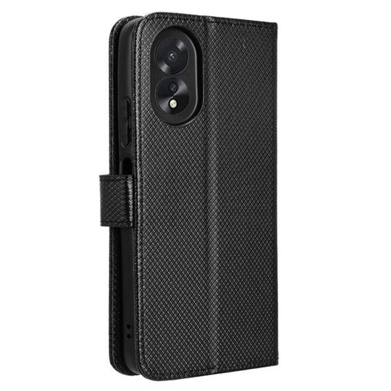 Flip case for Oppo A38 4G / Oppo A18 4G, Wallet Smart Magnet, black