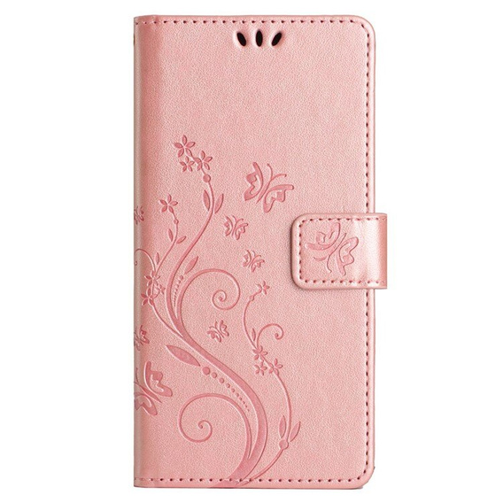 Flip case for Samsung Galaxy A55 5G, Wallet, Butterfly, purple