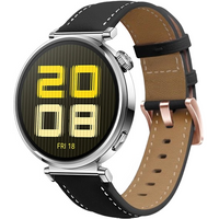 Leather Belt for Samsung Galaxy Watch 42mm - Black