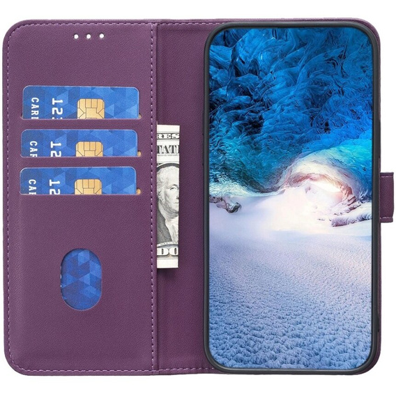 Flip case for Samsung Galaxy A55 5G,BINFEN Wallet, purple