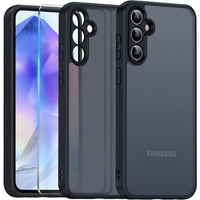Case for Samsung Galaxy A35 5G, Fusion Hybrid, with camera protection, transparent / black