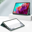 Case for Lenovo Tab P12, Smartcase with stylus space, green