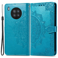 Flip case for Huawei nova 8i, Mandala, blue