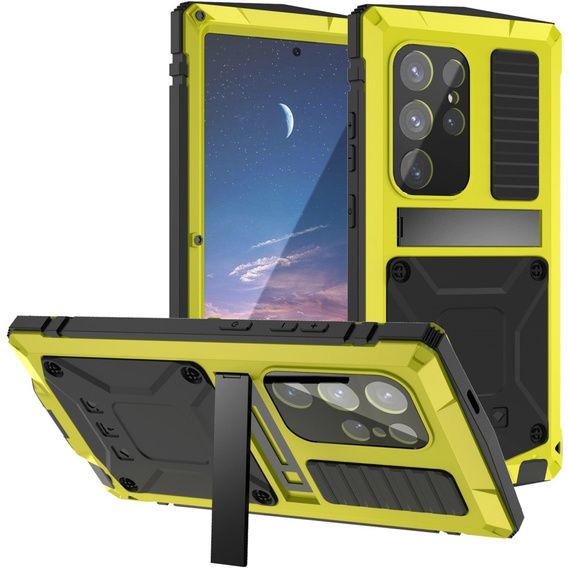 Armored case for Samsung Galaxy S25 Ultra, R-JUST, yellow