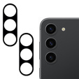 2x ERBORD tempered glass for camera to Samsung Galaxy S23 Plus, black