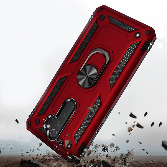 Armor Case for Xiaomi Redmi Note 8 Pro, Nox Case Ring, red