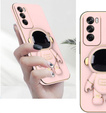 Case for Oppo Reno 12, Astronaut, pink