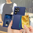 Case for Samsung Galaxy S24 Ultra Card Holder Kickstand, Card Holder Kickstand, blue
