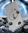 Case for iPhone 16E, for MagSafe, ERBORD Matt Case, titanium grey + Screen Glass