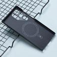 Case for Samsung Galaxy S24 Ultra, Aramid Fiber MagSafe, black