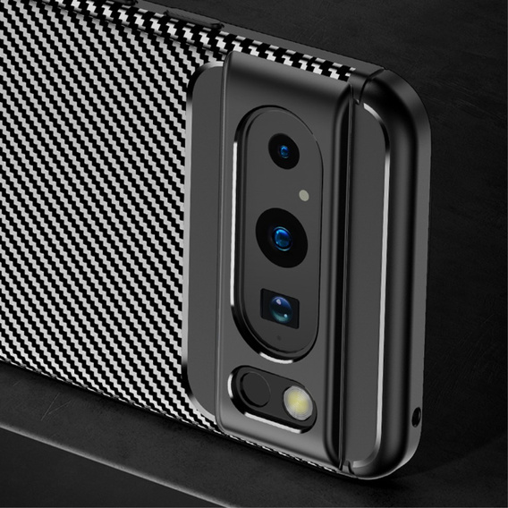 Case for Google Pixel 8 Pro, Carbon Gel, black