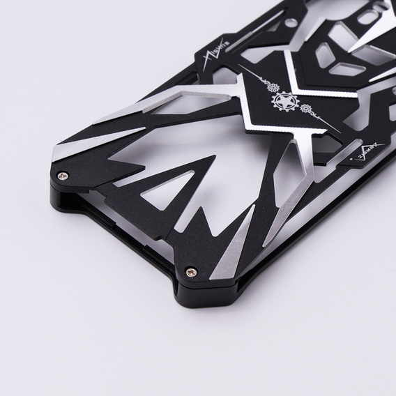Armored case for Nothing Phone 2, Aluminum Alloy, black