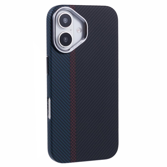 MagSafe's iPhone 16 Plus Case, Carbon Fiber, black / blue