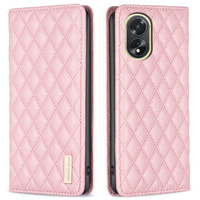 Flip case for Oppo A38 4G, Wallet, BINFEN COLOR, pink
