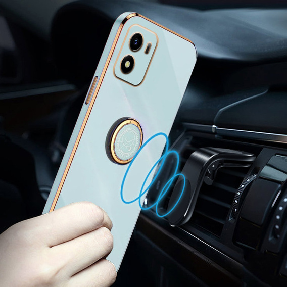 Case for Vivo Y01, Electro Ring, blue