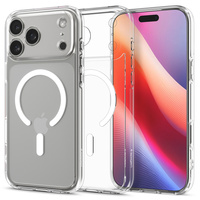 Spigen Ultra Hybrid MagSafe Case for iPhone 17 Pro Max, Clear / White