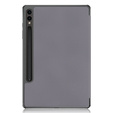 Case for Samsung Galaxy Tab S9 FE+ Plus, Smartcase with stylus space, grey
