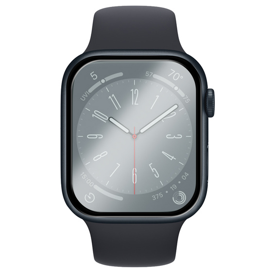 2x ERBORD Hybrid Glass for Apple Watch 7/8/9 45mm
