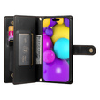 Flip case for iPhone 16 Plus, Wallet Zipper Pocket, black