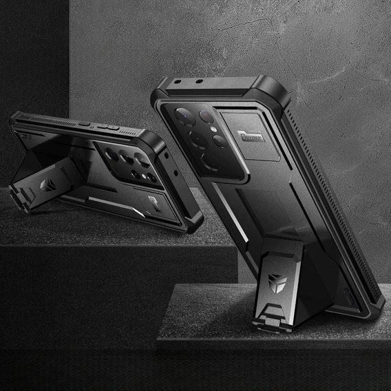 Armored case for Samsung Galaxy S21 Ultra, Dexnor Full Body, black