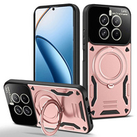 Armored Case for Realme 12 Pro 5G / 12 Pro+ 5G, Magnetic Ring, pink