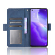 Flip case for Oppo Reno 5 5G, Card Slot, blue