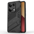 Case for Xiaomi Redmi Note 13 Pro 4G / Xiaomi Redmi Note 14S / Xiaomi Poco M6 Pro 4G, Military kickstand, black