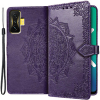 Flip case for Xiaomi Poco F4 GT, Mandala, purple