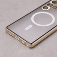Magnetic Dual Glass MagSafe case for Samsung Galaxy S23 Ultra, gold