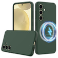 Case for Samsung Galaxy S24 FE, Silicone MagSafe, green