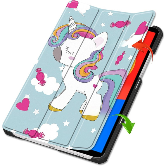 Case for Xiaomi Redmi Pad SE 8.7, Smartcase, unicorn