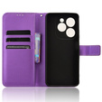 Flip case for Infinix Hot 40i, Wallet Smart Magnet, purple