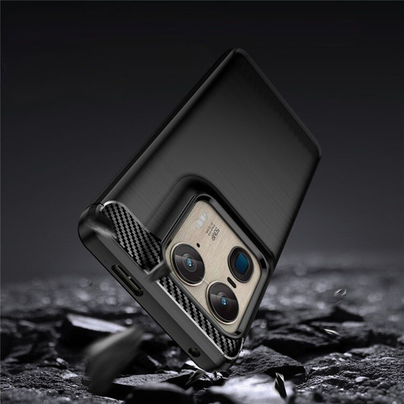 Case for Motorola Edge 50 Ultra, Carbon, black