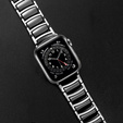 Bracelet Stainless for Apple Watch 1/2/3/4/5/6/7/8/SE/ULTRA (42/44/45/49 MM) - Silver/Black