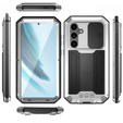 Armored case for Samsung Galaxy S25+ Plus, R-JUST, silver
