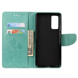 Flip case for Samsung Galaxy S20 FE, Butterfly, green