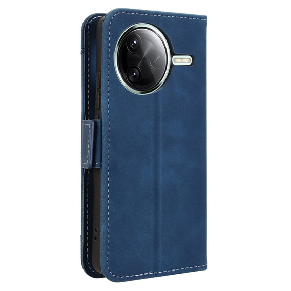 Flip case for Xiaomi Poco F7 Ultra, Card Slot, dark blue