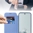 Flip case for Google Pixel 9A, RFID Wallet MagSafe CamShield, blue